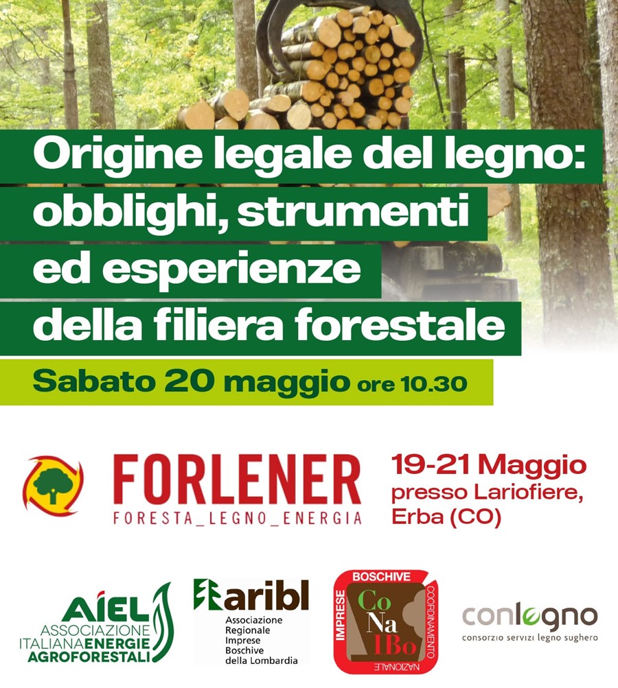 Origine legale del legno: obblighi, strumenti ed esperienze della filiera forestale